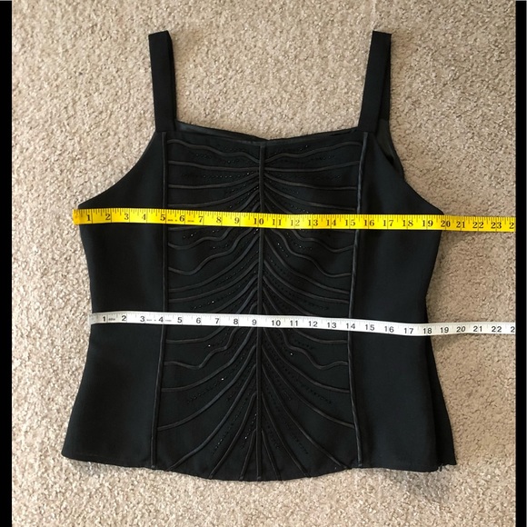 Eva Polini Couture Black Embroidered Jeweled Blazer & Top Sz 16  Lot of 2 items - Picture 11 of 16